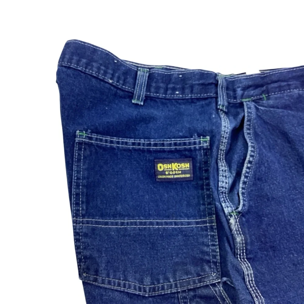 Vintage Oshkosh union made Sanforized  carpenter jeans. - Picture 5 of 7